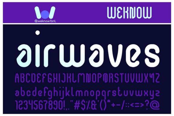 Airwaves: A Bold Display Font for Modern Web Headlines