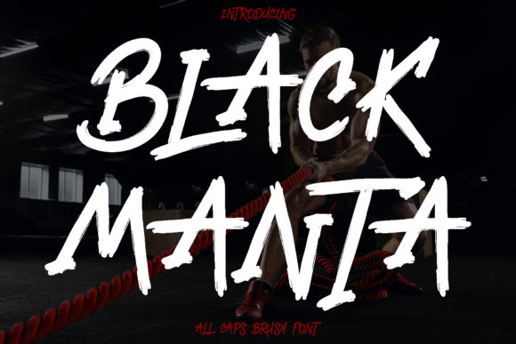 Black Manta: A Display Font with Editorial Grit and Grace