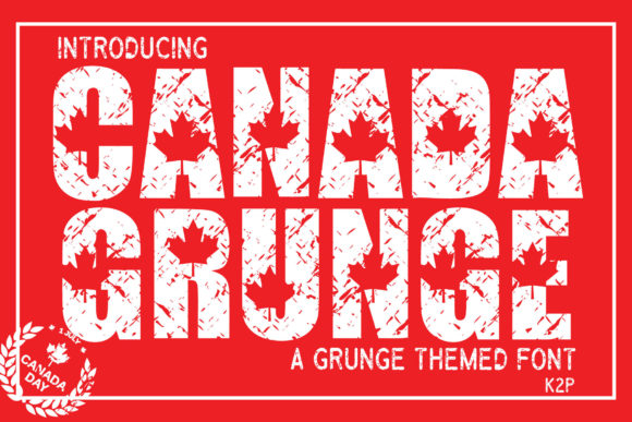 Canada Grunge: A Bold Display Font for Campaign Headlines That Pop