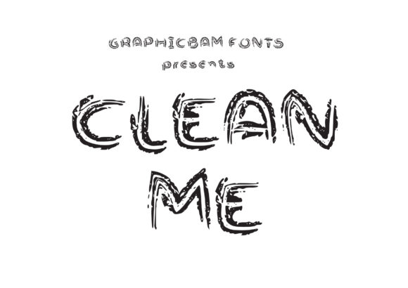 Clean Me: A Brushed Display Font with Quiet Confidence