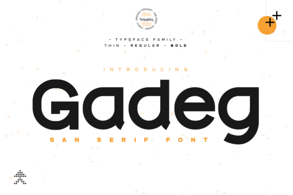 Gadeg: A Bold Display Font That Adds Instant Personality