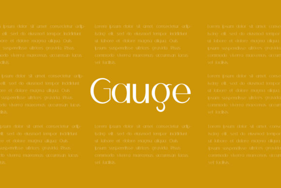 Gauge: A Sharp Display Font for Scroll-Stopping Marketing