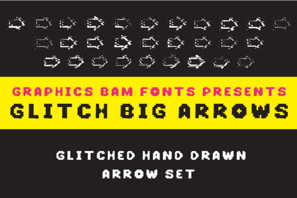 Glitch Big Arrows: A Display Font That Adds Personality to Your Brand