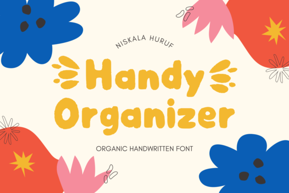 Handy Organizer: A Friendly Display Font for Digital Brands