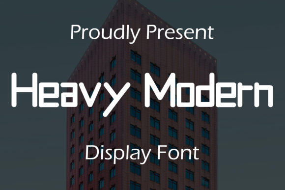 Heavy Modern: A Display Font That Anchors Your Digital Brand