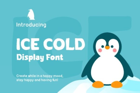 Ice Cold Font: A Quirky Display Typeface for Crafty Branding