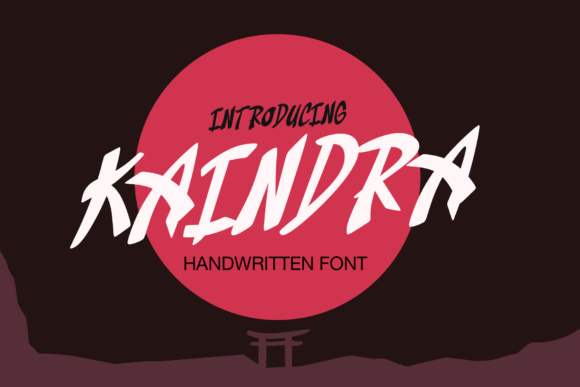 Kaindra: A Japanese-Inspired Display Font for Editorial Impact