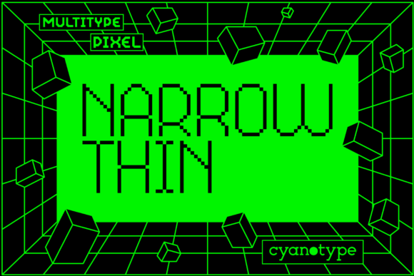MultiType Pixel Narrow Thin