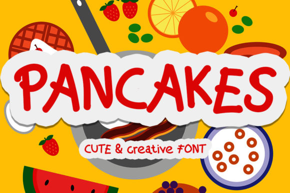 Pancakes Font: A Playful Display Typeface for Digital Branding