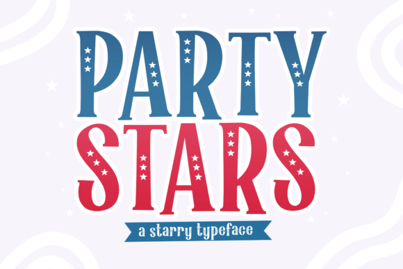 Party Stars: A Festive Display Font for Bold Digital Headlines