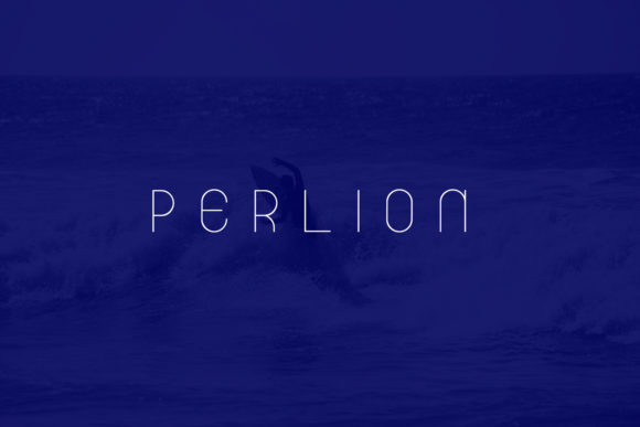 Perlion: A Clean Display Font for Editorial Design