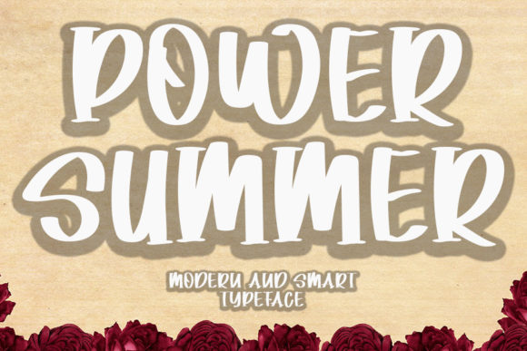 Power Summer: A Bold Display Font for Modern Web Design
