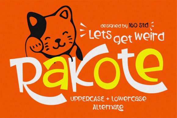 Rakote: A Playful Display Font for Thoughtful Editorial Moments