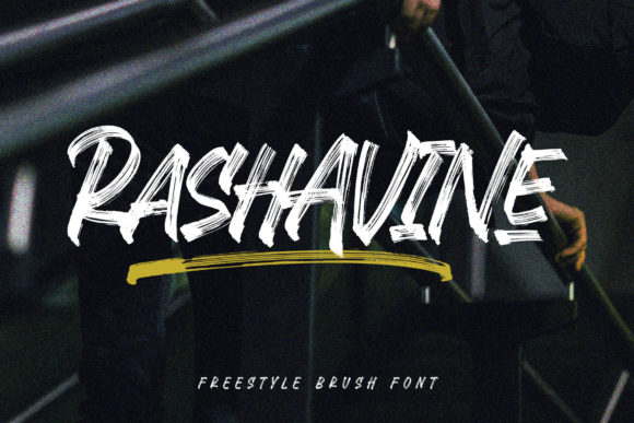 Rashavine: A Display Font That Cuts Through the Feed