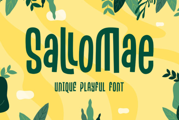 Sallomae: A Distinctive Display Font for Editorial Impact