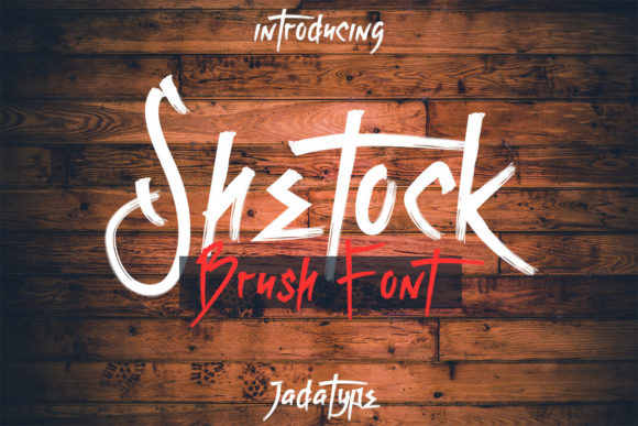 Shetock: A Brushed Display Font That Feels Like a Design Shortcut