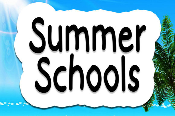 Summer Schools: A Handwritten Display Font with Editorial Warmth