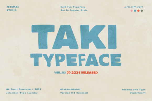 Taki: A Vintage Display Font That Anchors Your Editorial Voice